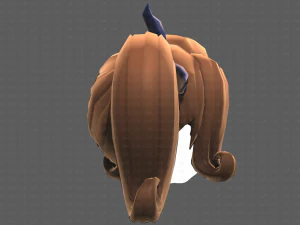 लड़की के लिए बेस हेयर V32 3D मॉडल