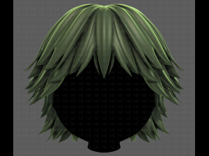 3D Hair style for boy V95 3D Model