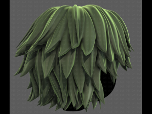 3D Hair style for boy V95 3D Model