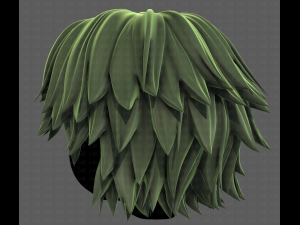 3D Hair style for boy V95 3D Model