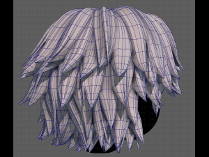 3D Hair style for boy V95 3D Model