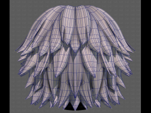 3D Hair style for boy V95 3D Model