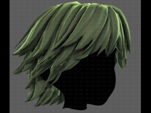 3D Hair style for boy V95 3D Model