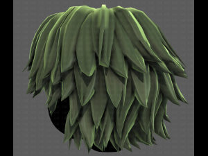 3D Hair style for boy V95 3D Model