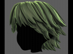 3D Hair style for boy V95 3D Model