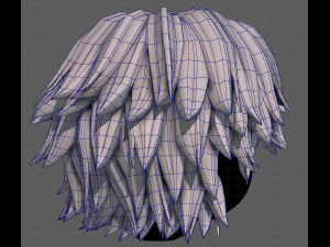 3D Hair style for boy V95 3D Model