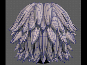 3D Hair style for boy V95 3D Model
