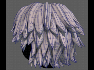 3D Hair style for boy V95 3D Model