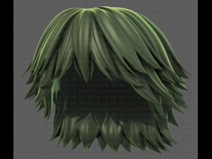 3D Hair style for boy V95 3D Model