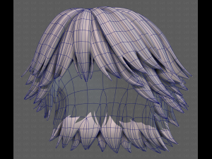 3D Hair style for boy V95 3D Model