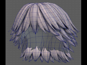 3D Hair style for boy V95 3D Model
