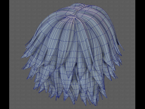 3D Hair style for boy V95 3D Model