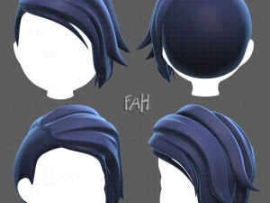 Cabelo Base para Menino V31 Modelo 3D