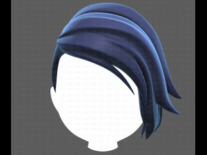 Base Hair for Boy V31 3D Model