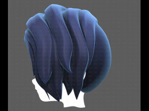 Base Hair for Boy V31 3D Model