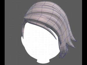 Base Hair for Boy V31 3D Model