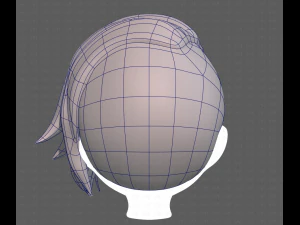 Base Hair for Boy V31 3D Model