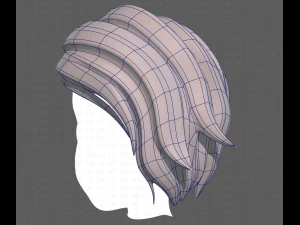 Base Hair for Boy V31 3D Model