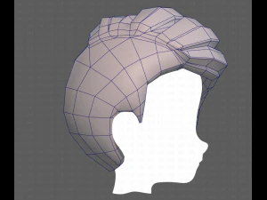 Base Hair for Boy V31 3D Model