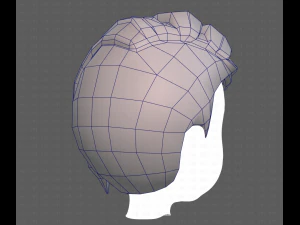 Base Hair for Boy V31 3D Model