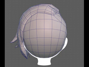 Base Hair for Boy V31 3D Model