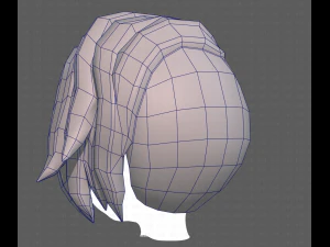 Base Hair for Boy V31 3D Model