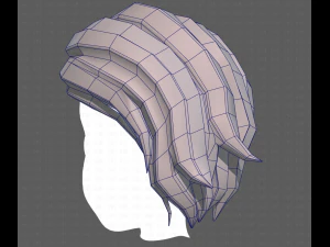 Base Hair for Boy V31 3D Model