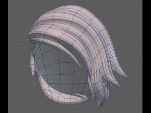 Base Hair for Boy V31 3D Model