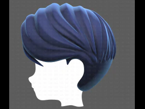 Base Hair for Boy V32 3D Model