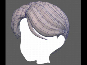 Base Hair for Boy V32 3D Model