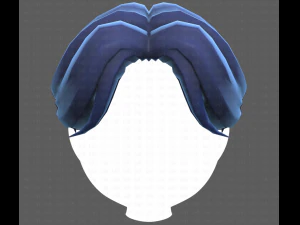 Base Hair for Boy V32 3D Model