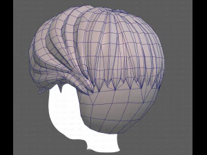 Base Hair for Boy V32 3D Model