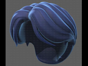 Base Hair for Boy V32 3D Model