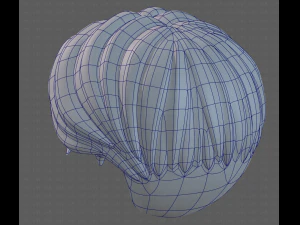 Base Hair for Boy V32 3D Model