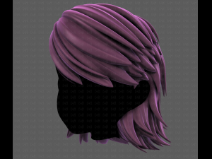 3D Hair style for boy V96 Model 3D