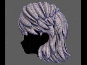 3D Hair style for boy V96 Model 3D