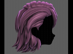 3D Hair style for boy V96 Model 3D