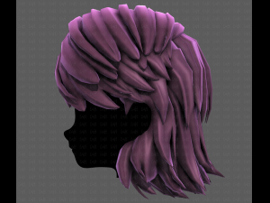 3D Hair style for boy V96 Model 3D