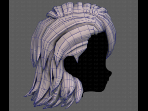 3D Hair style for boy V96 Model 3D