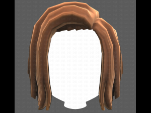 Base Hair for girl V33 3D Model
