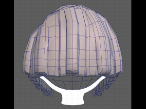 Base Hair for girl V33 3D Model