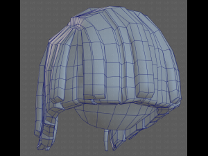 Base Hair for girl V33 3D Model