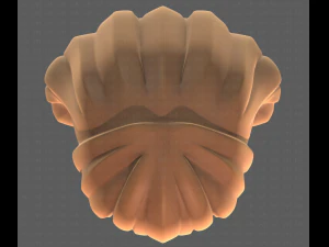 Base Hair for girl V34 3D Model