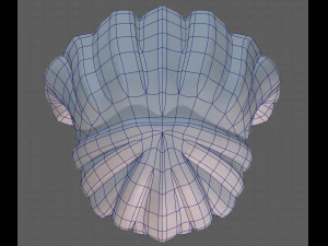 Base Hair for girl V34 3D Model