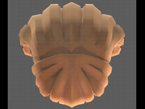 Base Hair for girl V34 3D Model