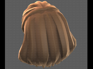 Base Hair for girl V34 3D मॉडल