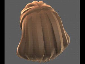 Base Hair for girl V34 3D Model