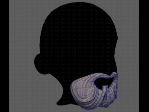 Beard V27 3D Model