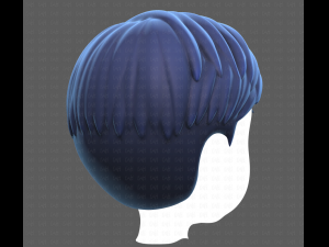 Base Hair for Boy V33 Modèle 3D