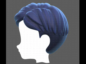 Base Hair for Boy V33 3D Model